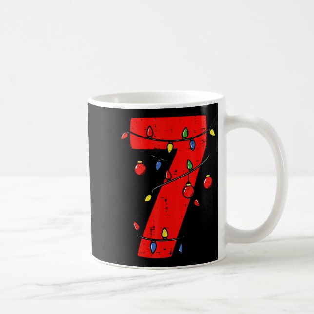 Number 7 Christmas 6 7 Matching 67 Meme Men Women  Kaffemugg (Höger)