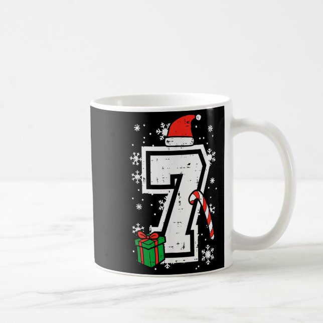 Number 7 Christmas 6 7 Xmas Matching 67 Meme Men W Kaffemugg (Höger)