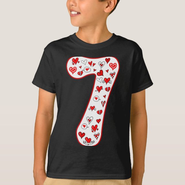 Number 7 Couple Costume Duo 67 Meme Six Seven Vale T Shirt (Framsida)