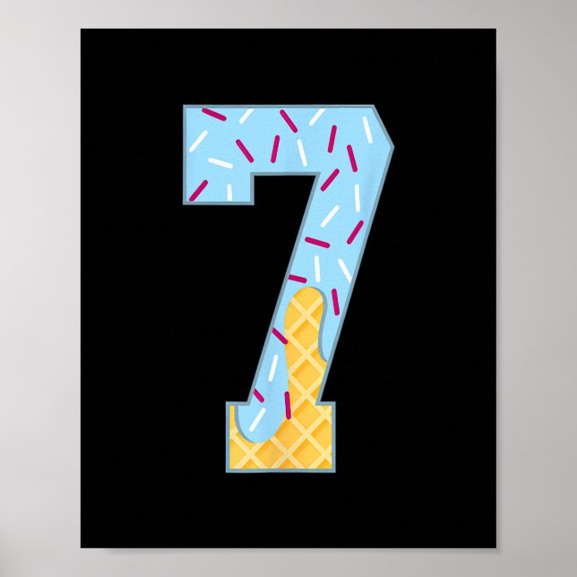 Number 7 Glassis Dropp 67 Meme Par Halloween C Poster (Framsidan)
