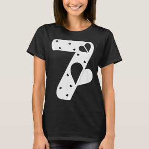 Number 7 Hearts Love 67 Couple Matchande Jul T Shirt