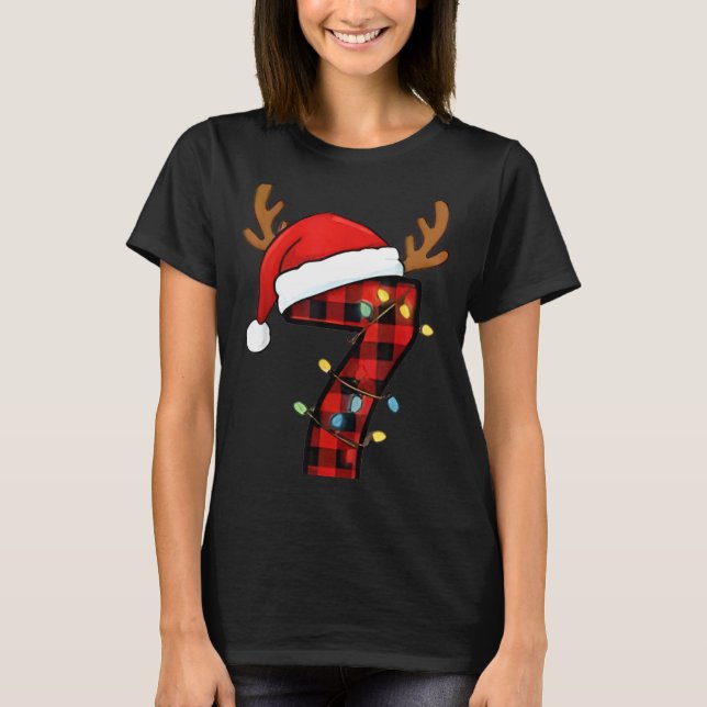 Number 7 Matching 67 Meme Christmas Costume Men Wo T Shirt (Framsida)