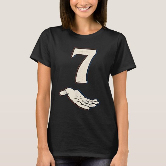 Number 7 Matching 67 Meme Halloween Costume Men Wo T Shirt (Framsida)