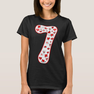 Number 7 Par Kostym Duo 67 Meme Sex Sju Vale T Shirt