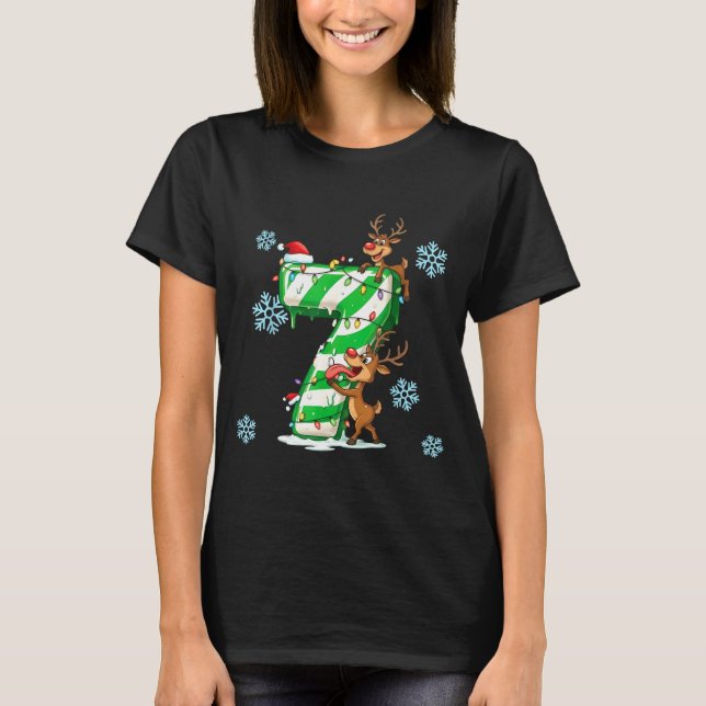 Number 7 Six Seven Gen Z Alpha Slang Ugly Christma T Shirt (Framsida)