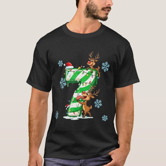 Number 7 Six Seven Gen Z Alpha Slang Ugly Christma T Shirt (Framsida)