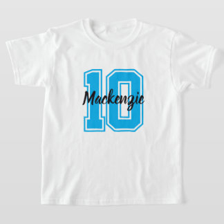 Number And Name Personalized  T Shirt