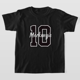 Number And Name Personalized  T Shirt