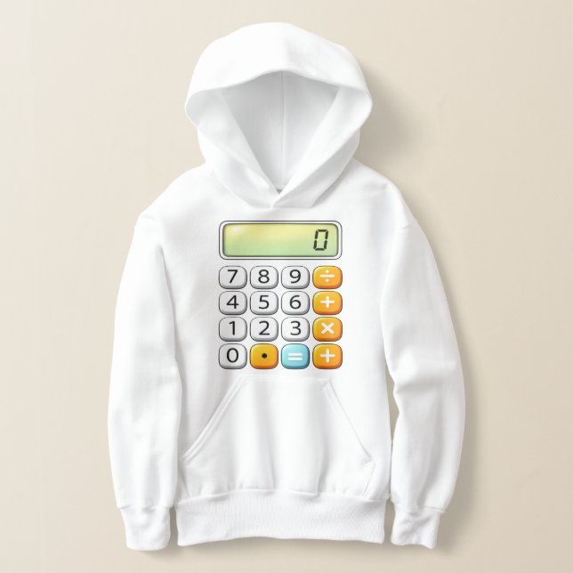 Number Day Classic Calculator Math Hoodie T Shirt (Laydown)