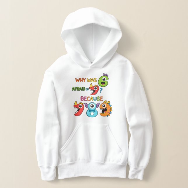 Number Day Funny Maths Hoodie 7 8 9 T Shirt (Laydown)