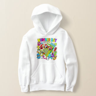 Number Day Kids Hoodie | Fun Maths School Hoodie T Shirt
