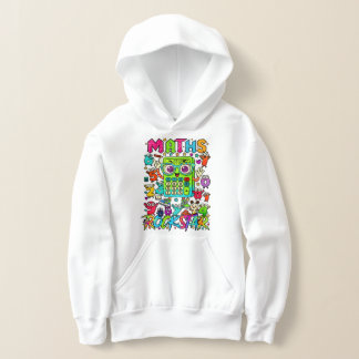 Number Day Kids Hoodie | Maths Rock Star Design T Shirt