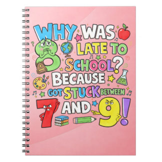 Number Day Maths Notebook | Funny Numbers Joke Anteckningsbok