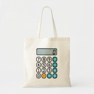 Number Day Simple Calculator Math Tote Bag Tygkasse