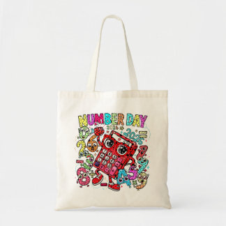 Number Day Tote Bag | Fun Maths Numbers Tygkasse