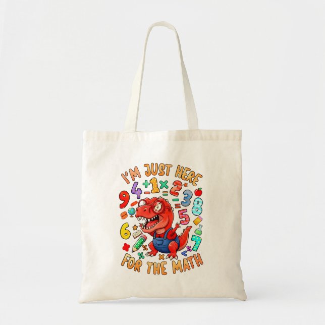 Number Day Tote Bag | Funny Maths Numbers Tygkasse (Framsidan)