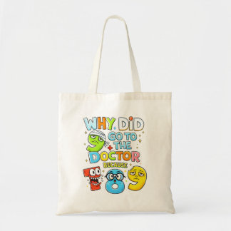 Number Day Tote Bag | Funny Maths Numbers Tygkasse