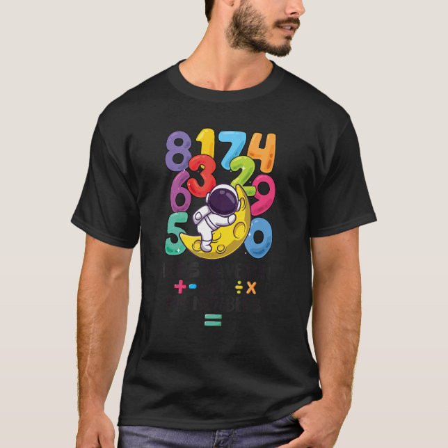 Number Learning calculator costume matc day Math O T Shirt (Framsida)