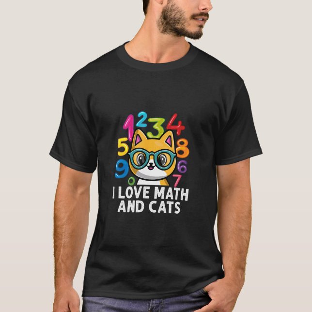 Number Learning calculator costume matc day Math O T Shirt (Framsida)