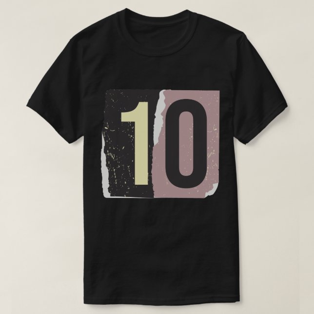 Number Magazine Ransom 10 T Shirt (Design framsida)