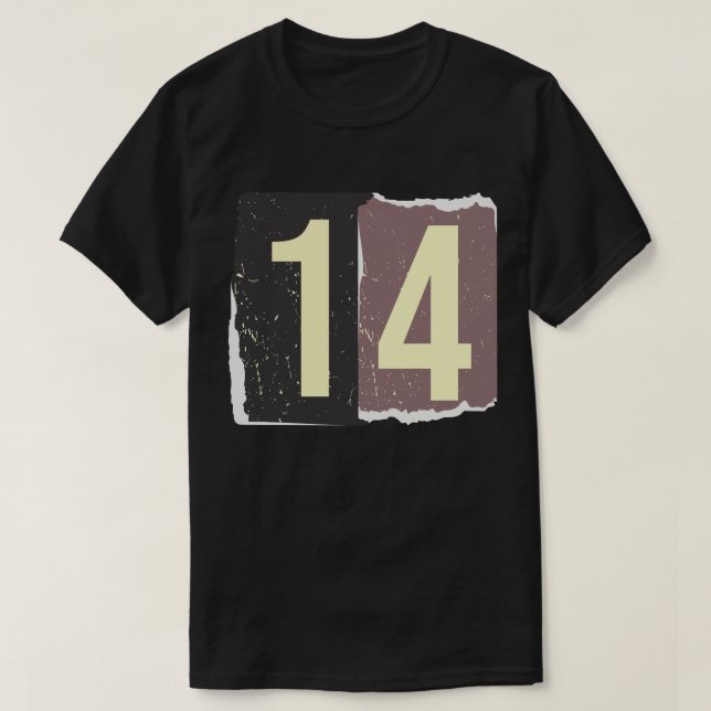 Number Magazine Ransom 14 T Shirt (Design framsida)