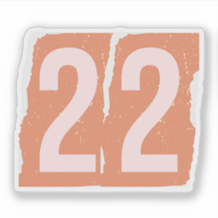 Number Magazine Ransom 22 Klistermärken