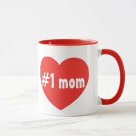 number one mom beker mugg