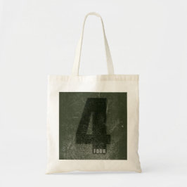 number tote bag-4 tygkasse