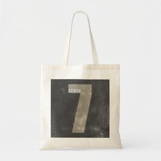 number tote bag-7 tygkasse (Framsidan)