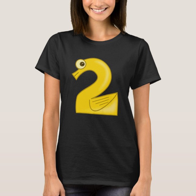 Number two Math Counting Costume   T Shirt (Framsida)