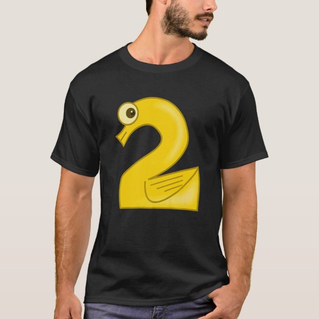 Number two Math Counting Costume   T Shirt (Framsida)