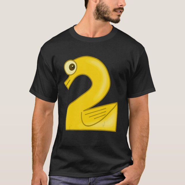 Number two Math Counting Costume T Shirt (Framsida)