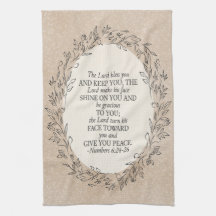 Numbers 6:24–26 The Lord Bless You Neutral Vintage