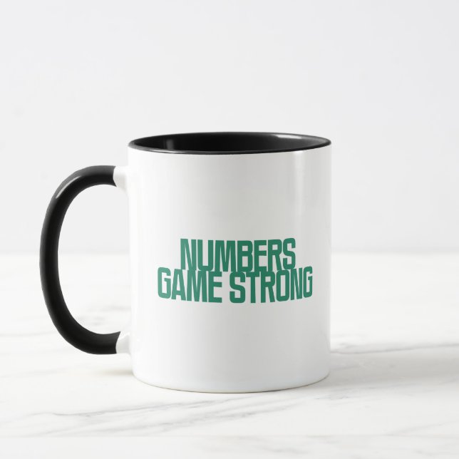 Numbers Game Stark | Mästare i Dataanalys Mugg (Vänster)