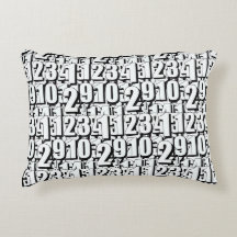 Numbers Kids Black White