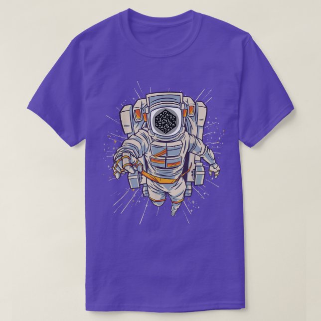 Numeraire Crypto Tee, Numeraire Astronaut till Mån T Shirt (Design framsida)