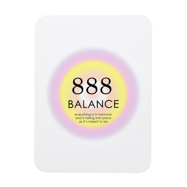 Numerererologi för modern ängel betyder 888 magnet (Vertikal)
