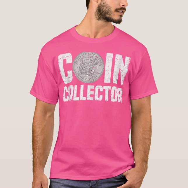 Numeriska myntuppsamlare för myntuppsamlare t shirt (Framsida)