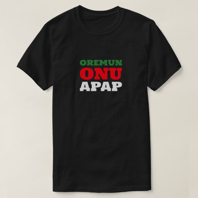 Numero Uno Pappa T Shirt (Design framsida)