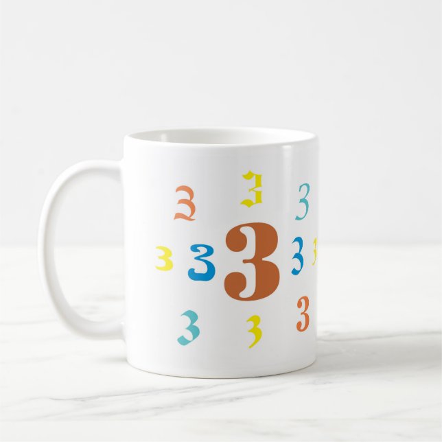 Numerologi 3 Mugg (Vänster)
