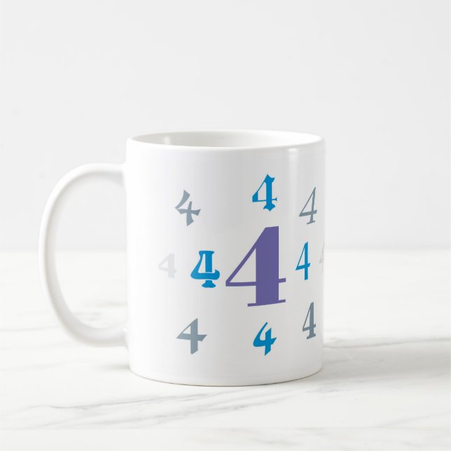 Numerologi 4 Mugg (Vänster)