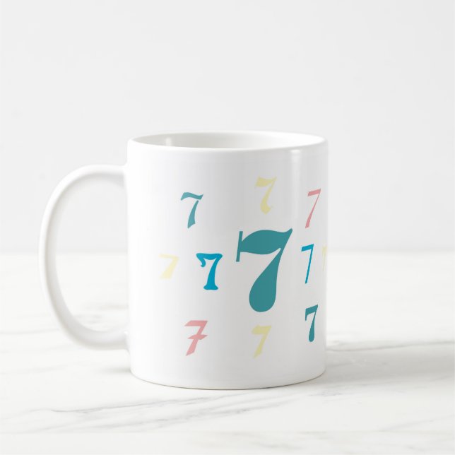 Numerologi 7 Mugg (Vänster)