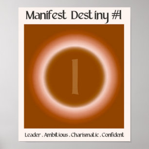 Numerologi Life Väg 1 - Manifest Destiny Poster