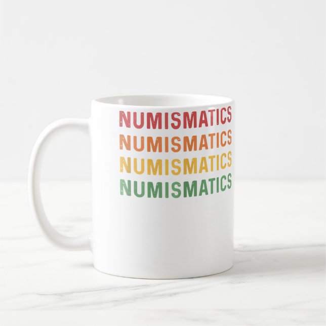 Numismatik för mynthandlare Myntsamlande Kaffemugg (Vänster)