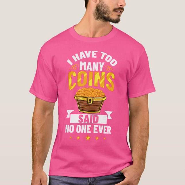 Numismatik Nybörjare Pennies Pengar T Shirt (Framsida)