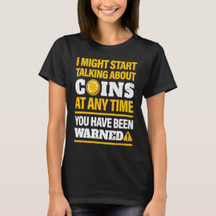 Numismatiker för myntuppsamlare t shirt
