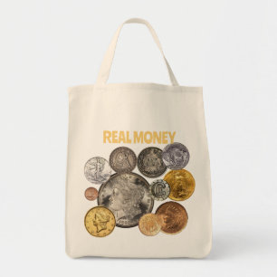 Numismatiker: Guld och Silver är reella pengar Tygkasse