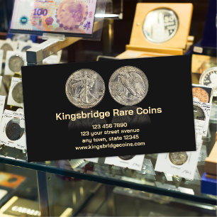 Numismatiker Mynthandel Visitkort