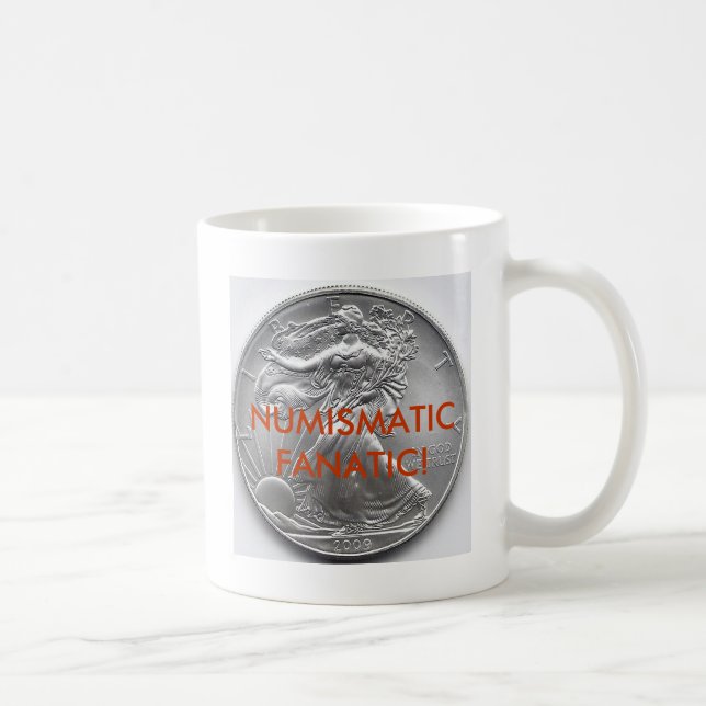 NUMISMATISK FANATIKER! MUNKOPP KAFFEMUGG (Höger)