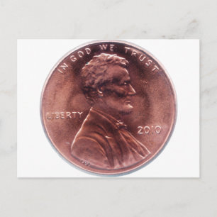 Numismatisk gåva vykort